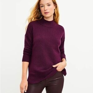 Old Navy Mock Tunic  Mauve Sweater size medium